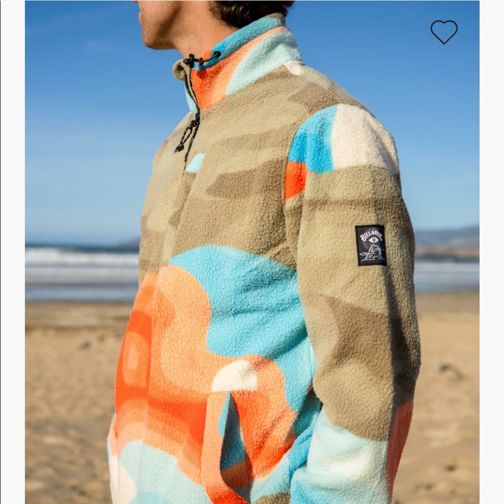 Billabong Desert Trip furnace fleece sz L NWT